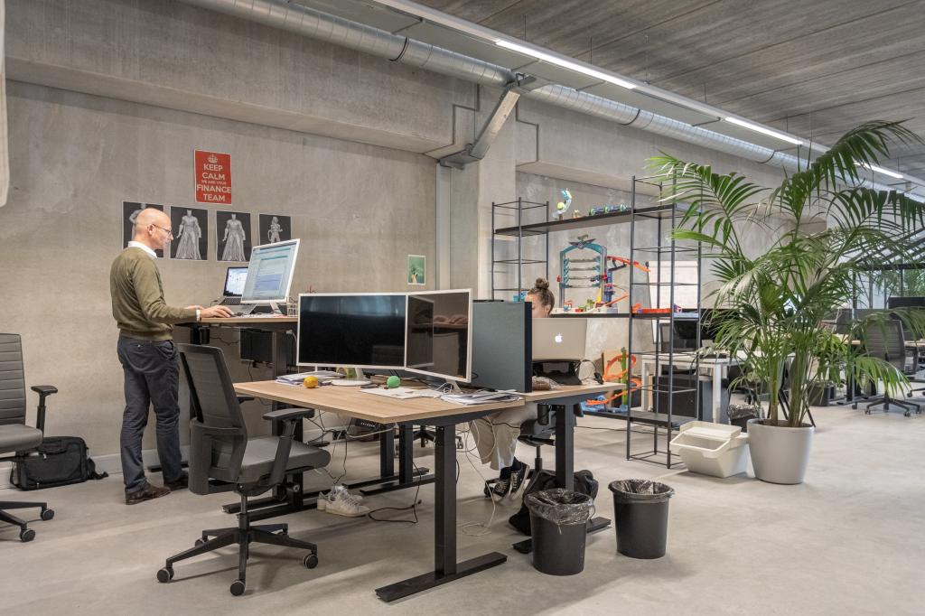 Arbeite im Stehen