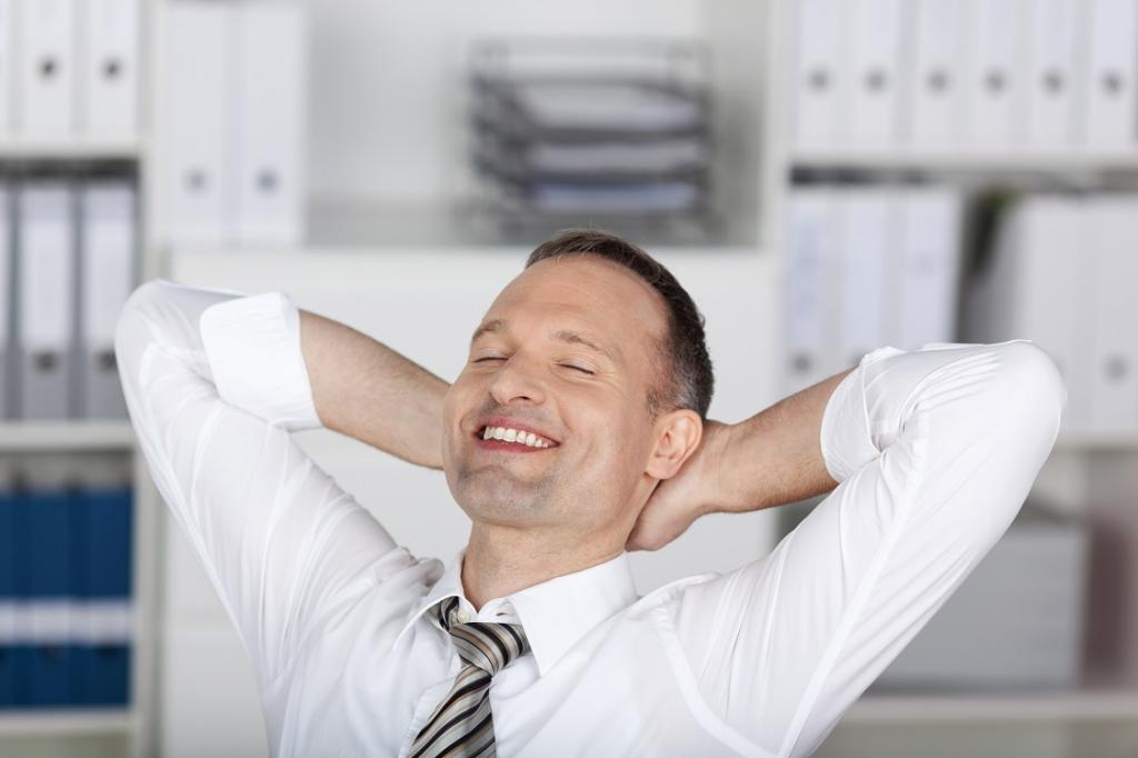 professionelle Haltung bei einem Meeting