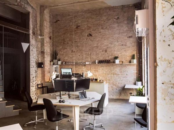 Brickwall in der Bürogestaltung 